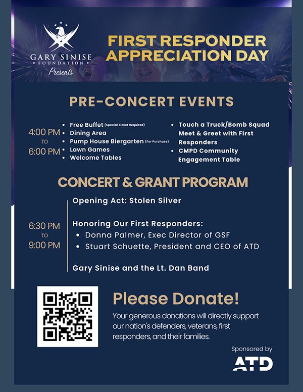 First Responder Appreciation Day concert program