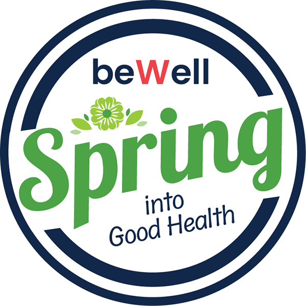 beWell Spring into Good Health logo