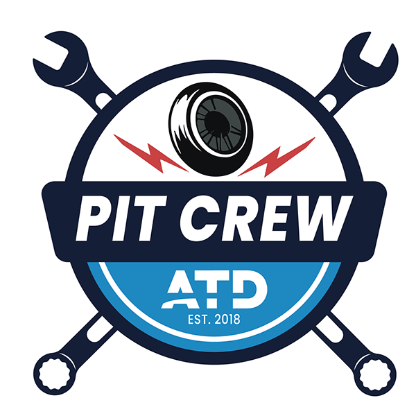 Pit Crew logo with crossed wrenches