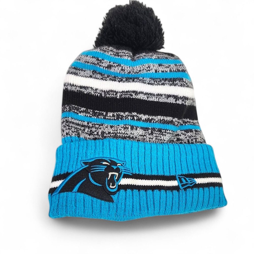 Team knit beanie on white